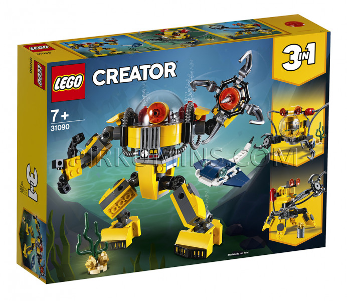 31090 LEGO® Creator Zemūdens robots, no 7+ gadiem NEW 2019!