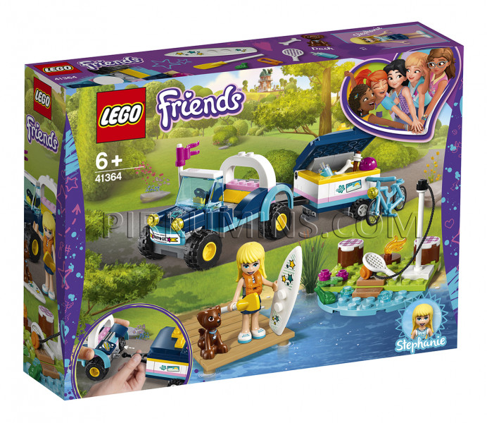 41364 LEGO® Friends Stefānijas bagijs ar piekabi, no 6+ gadiem NEW 2019!
