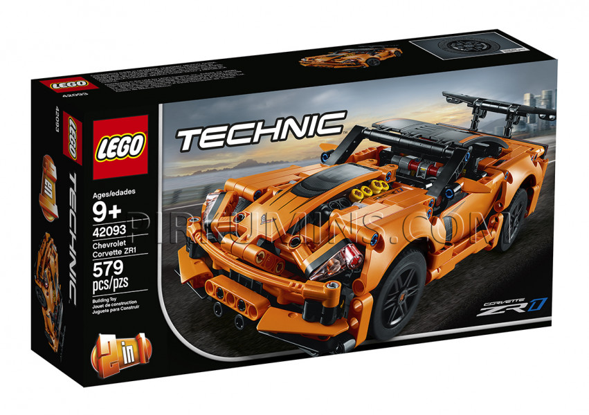42093 LEGO® Technic Chevrolet Corvette ZR1, с 9+ лет NEW 2019! (Maksas piegāde eur 3.99)