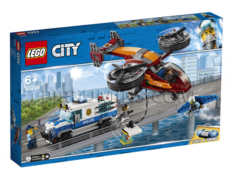 60209 LEGO® City Gaisa policija: dimanta zādzība, no 6+ gadiem NEW 2019!