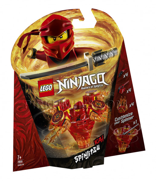 70659 LEGO® Ninjago Кай: мастер Кружитцу, c 7+ лет NEW 2019!