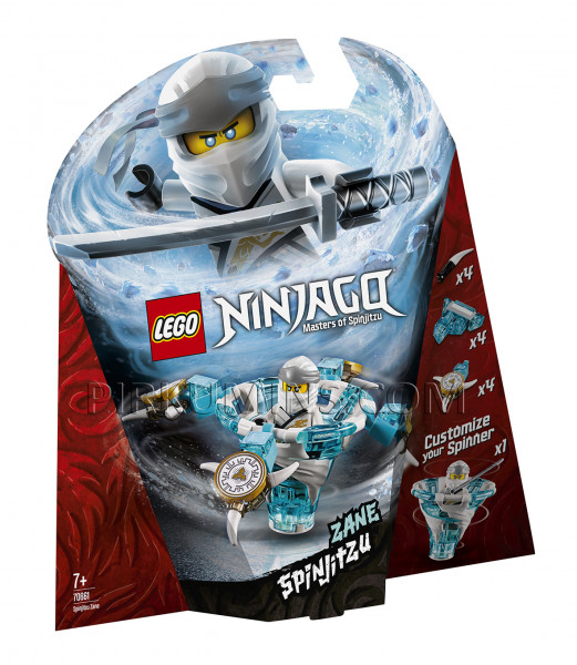 70661 LEGO® Ninjago Spinjitzu Zane, no 7+ gadiem NEW 2019!