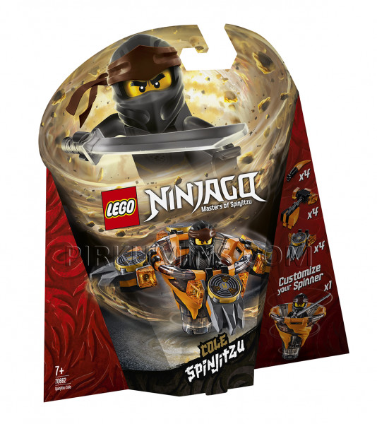70662 LEGO® Ninjago Spinjitzu Cole, no 7+ gadiem NEW 2019!