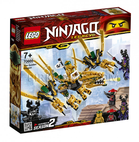 70666 LEGO® Ninjago Zelta pūķis, no 7+ gadiem NEW 2019!