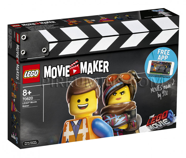 70820 LEGO® Movie Maker Набор кинорежиссёра, c 8+ лет NEW 2019!