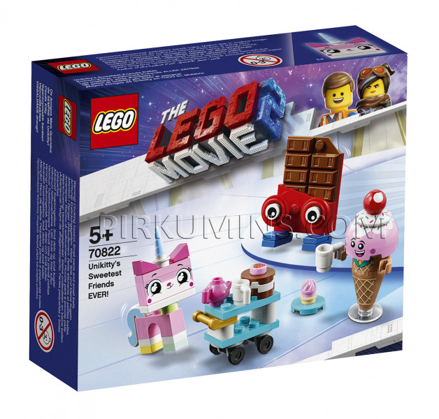 70822 LEGO® Movie Vienradžkaķītes VISSALDĀKIE draugi!, no 5+ gadiem NEW 2019!