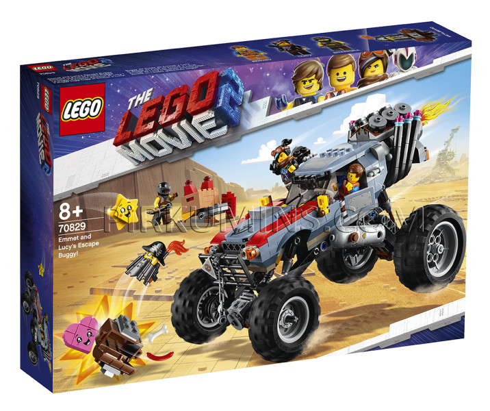 70829 LEGO® Movie Emeta un Lūsijas glābšanās bagijs!, no 8+ gadiem NEW 2019!