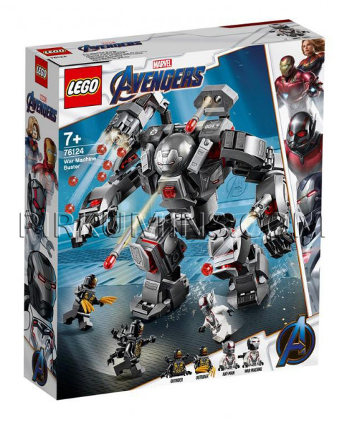 76124 LEGO® Super Heroes Avengers War Machine Buster, no 7+ NEW 2019!