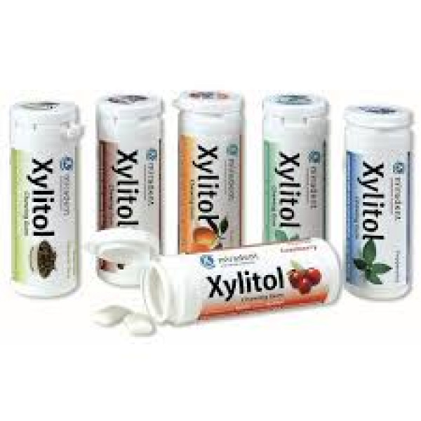 Xylitol miradent zobu kopšanas košļājamā gumija 30 gb