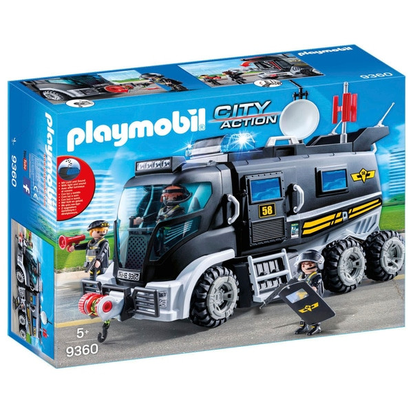 9360 PLAYMOBIL® City Action Tactical unit truck,no 5+