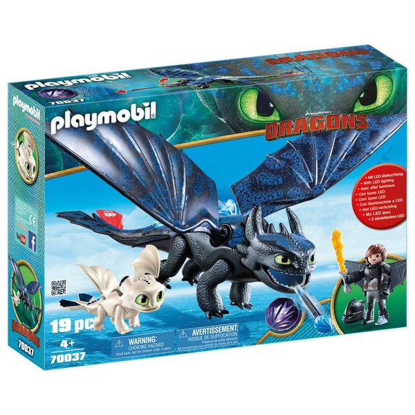 70037 PLAYMOBIL® Dragons Hiccup and Toothless playset, no 4+