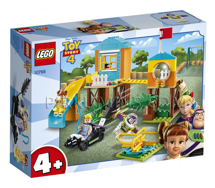 10768 LEGO® Toy Story 4 Приключения Базза и Бо Пип на детской площадке, c 4+ лет NEW 2019!