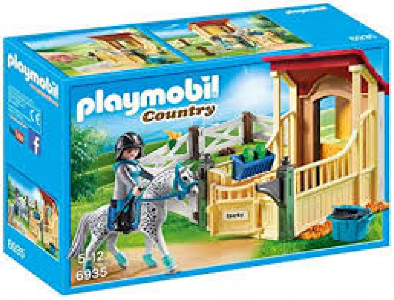 6935 PLAYMOBIL® Country Stallis ar sporta zirgu, no 5+