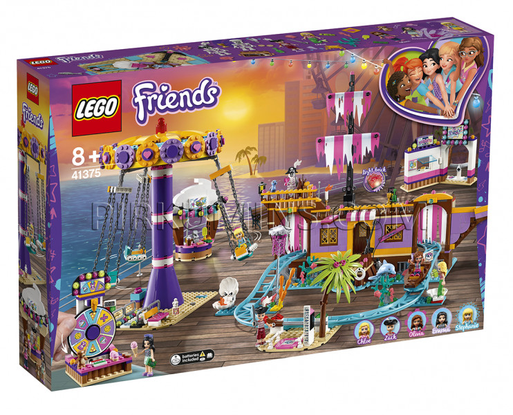 41375 LEGO® Friends Hārtleikas pilsētas piestātnes atrakciju parks no 8+ gadiem