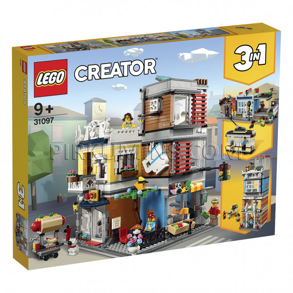 31097 LEGO® Creator Pilsētas nams ar zooveikalu un kafejnīcu, no 9+ gadiem NEW 2019!
