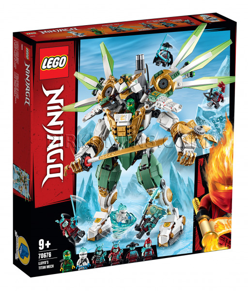 70676 LEGO® Ninjago Lloyd titāna robots, no 9+ gadiem NEW 2019!