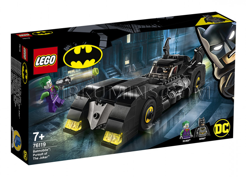 76119 LEGO® Batman Batmobile™: Džokera vajāšana, no 7+ gadiem NEW 2019!