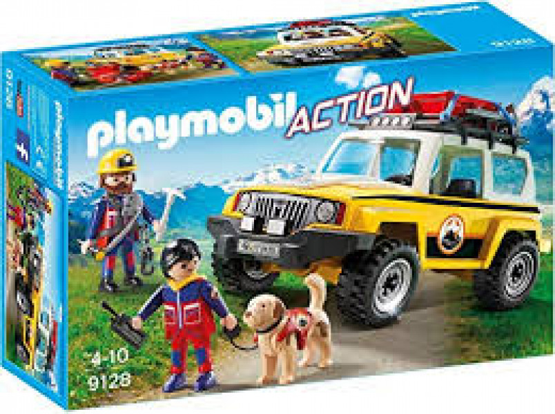 9128 PLAYMOBIL® City Action Kalnu džips, no 4+