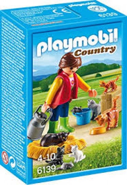 6139 PLAYMOBIL® Country Kaķu ģimene, no 4+