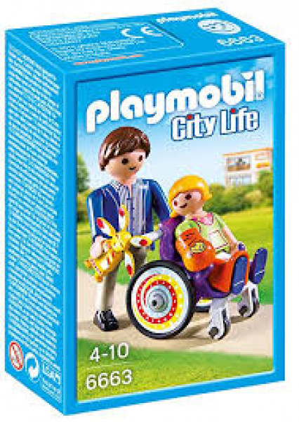 6663 PLAYMOBIL® City Life Bērns ratiņkrēslā, no 4+