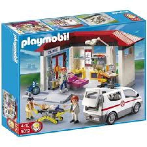 5012 PLAYMOBIL® City Life Ambulance ar ātrās palīdzības mašīnu,no 4+
