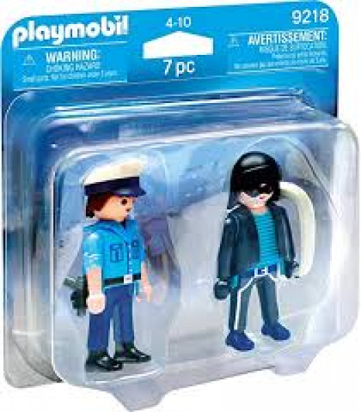 9218 PLAYMOBIL® City Action Policits un bandīts ,no 4+