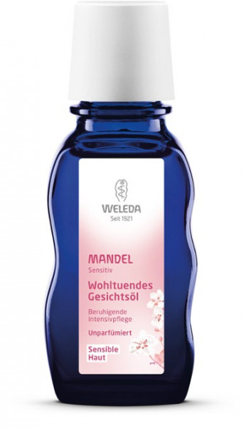 Akcija! Weleda Mandeļu nomierinoša eļļa sejai, 50ml, der.term. 31.12.2022
