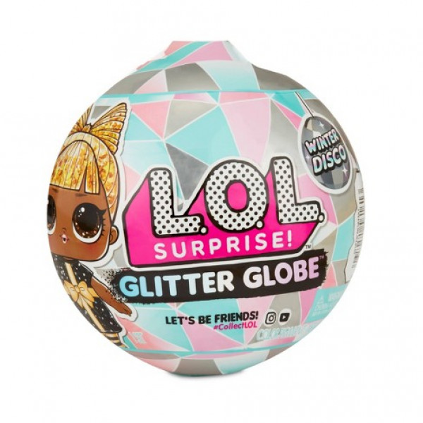 LOL Glitter globe. Ziemas disko lelle