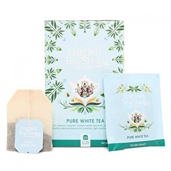 English Tea Shop organiskā Baltā tēja (20 maisiņi)