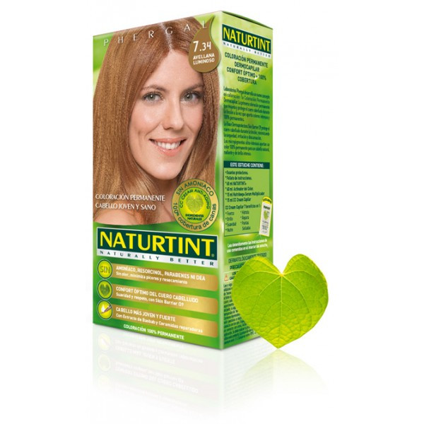 Naturtint Naturally Better matu krāsa 7.34 lazdu riekstu gaiši brūna, 165ml