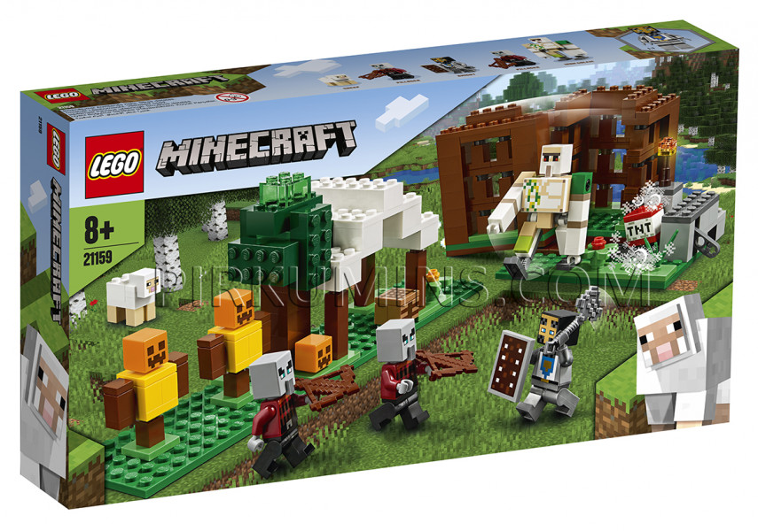 21159 LEGO® Minecraft Izlaupītāju postenis, no 8 gadiem NEW 2020!