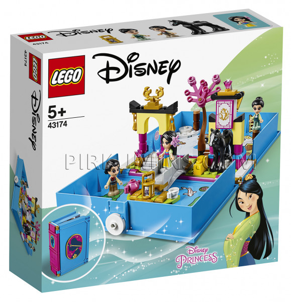 43174 LEGO® Disney Princess Mulanas piedzīvojumu pasaku grāmata, no 5+ gadiem NEW 2020!