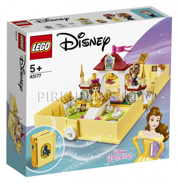 43177 LEGO® Disney Princess Книга сказочных приключений Белль, c 5+ лет NEW 2020!