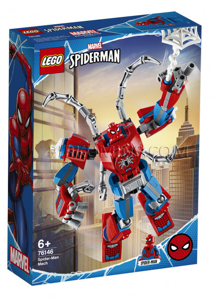 76146 LEGO® Spider-Man Zirnekļcilvēka robots, no 6+ gadiem NEW 2020!