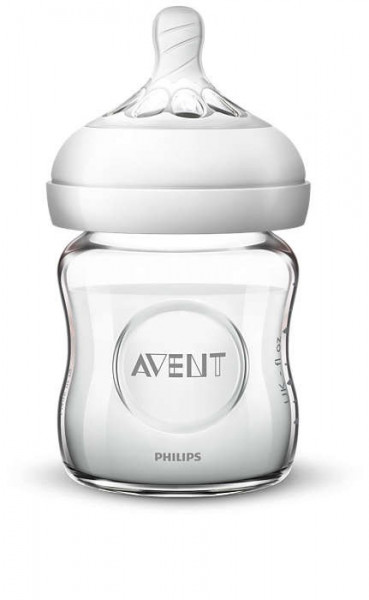 SCF051/17 Philips Avent Natural stikla barošanas pudelīte 120ml 0+