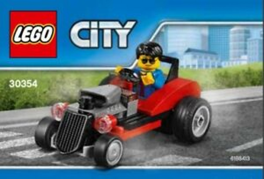 30354 Lego City Hot Rod no 5 līdz 12 gadiem (maisiņā)