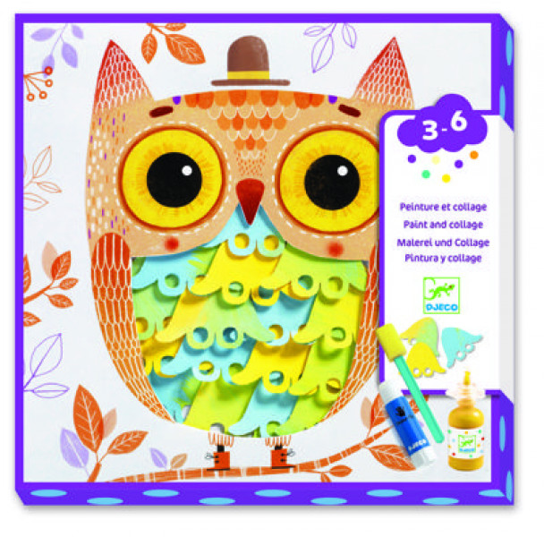 Djeco krāsošanas, līmēšanas komplekts DJ09688
