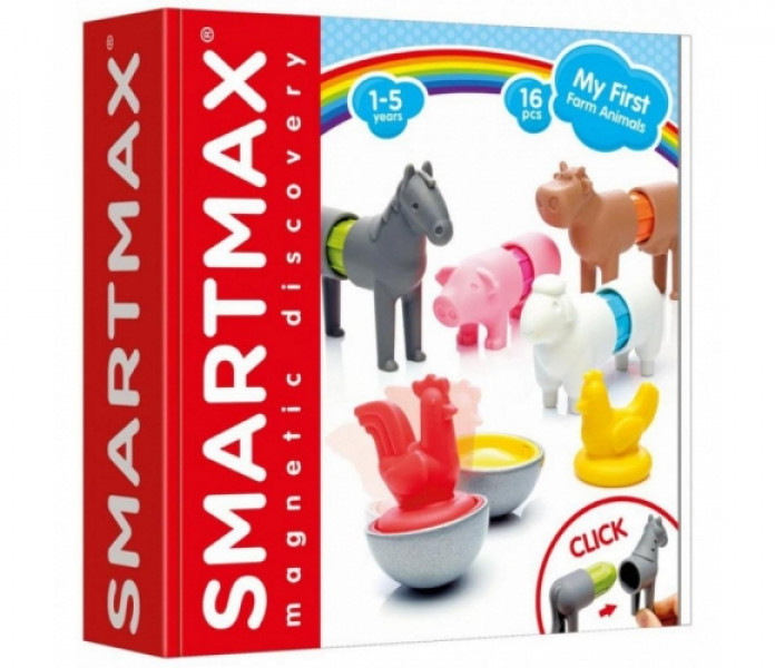 Smartmax Fermas dzīvnieki, drošie magnēti1-5 gadi, SMX221