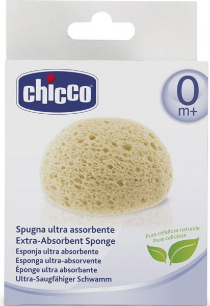 Chicco Dabisks celulozes šķiedras sūklītis/švamme mazuļa ādas maigai mazgāšanai.