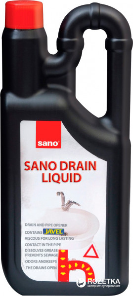 SANO Drain spēcīgs cauruļu tīrīšanas līdzeklis, 1L