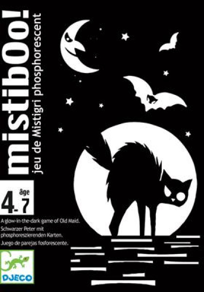 Djeco Kāršu spēle - MistiBooh! Spīd tumsā! 4-99gadi, DJ05116