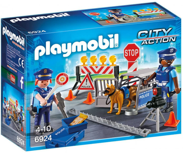 6924 PLAYMOBIL® City Action Policijas postenis, no 4+