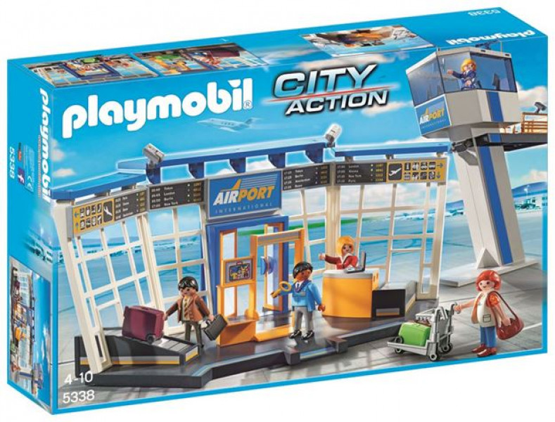 5338 PLAYMOBIL® City Action Lidosta ar sakaru torni,no 4+