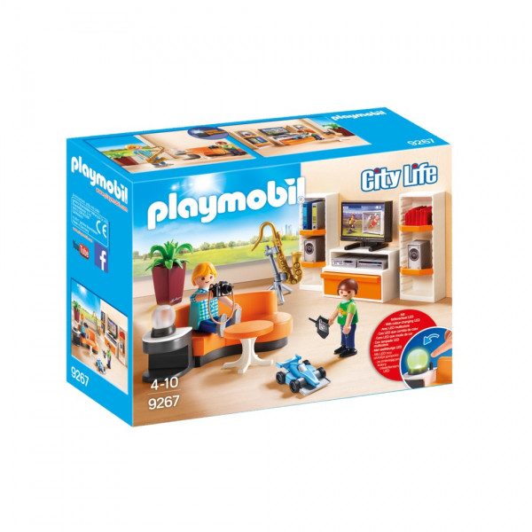 9267 PLAYMOBIL® City Life Viesistaba, no 4+