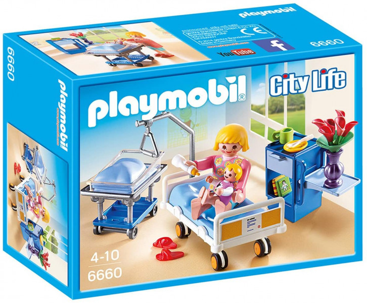 6660 PLAYMOBIL® City Life Mamma un bērna palāta, no 4+