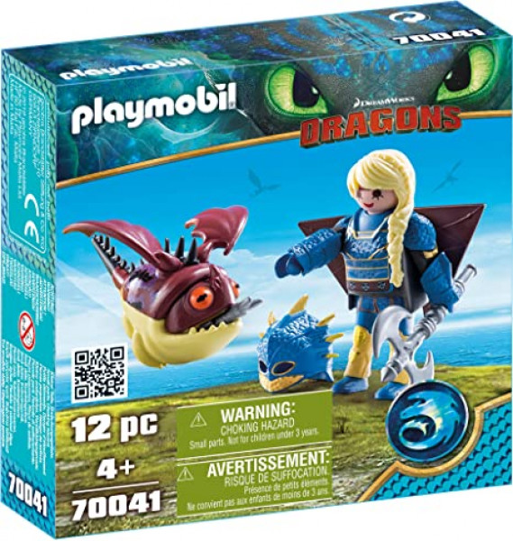 70041 PLAYMOBIL® Dragons Astrid ar Hobbgobler, no 4+