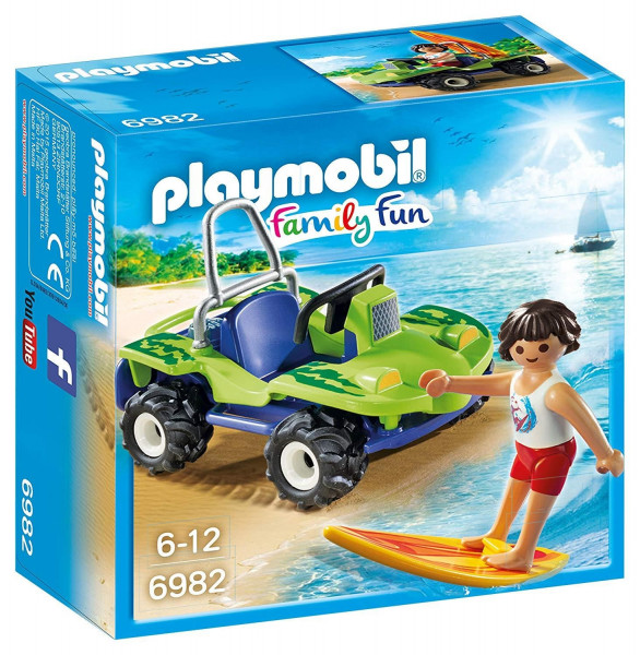 6982 PLAYMOBIL® Family Fun Sērfotājs ar kvadraciklu, no 6+