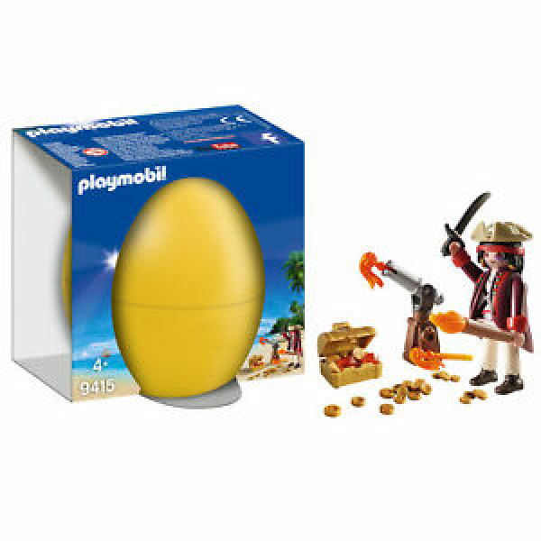 9415 PLAYMOBIL® Pārsteiguma ola Pirāts ar lielgabalu, no 4+