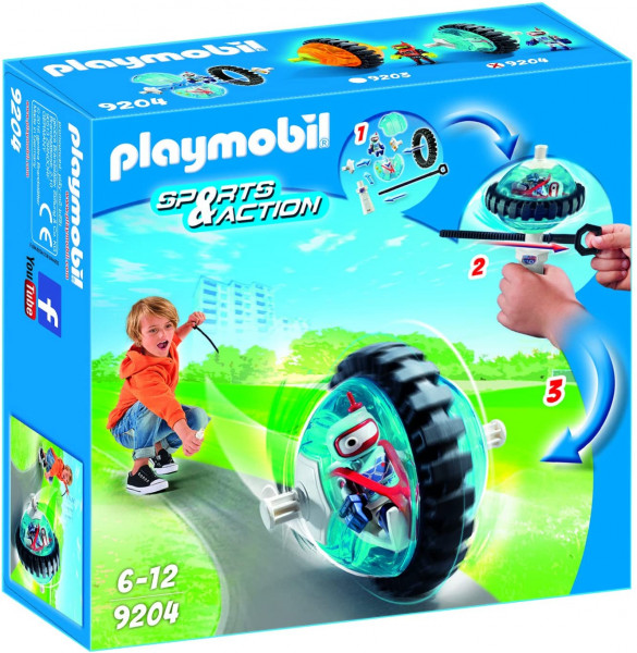 9204 PLAYMOBIL® Sports & Action Blue Roller Racer, no 6+