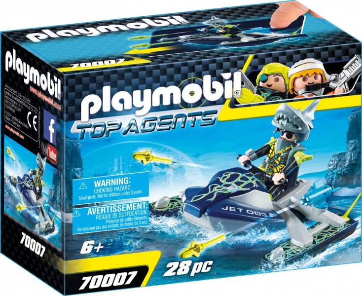 70007 PLAYMOBIL® Top Agents Ūdens raķete, no 6+